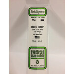 Evergreen 154 Styrene Strip .060x.080" 10/