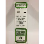 Evergreen 169 Styrene strip .080x.250" 7/