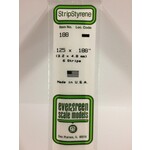 Evergreen 188 Styrene Strip .125x.188" 6/