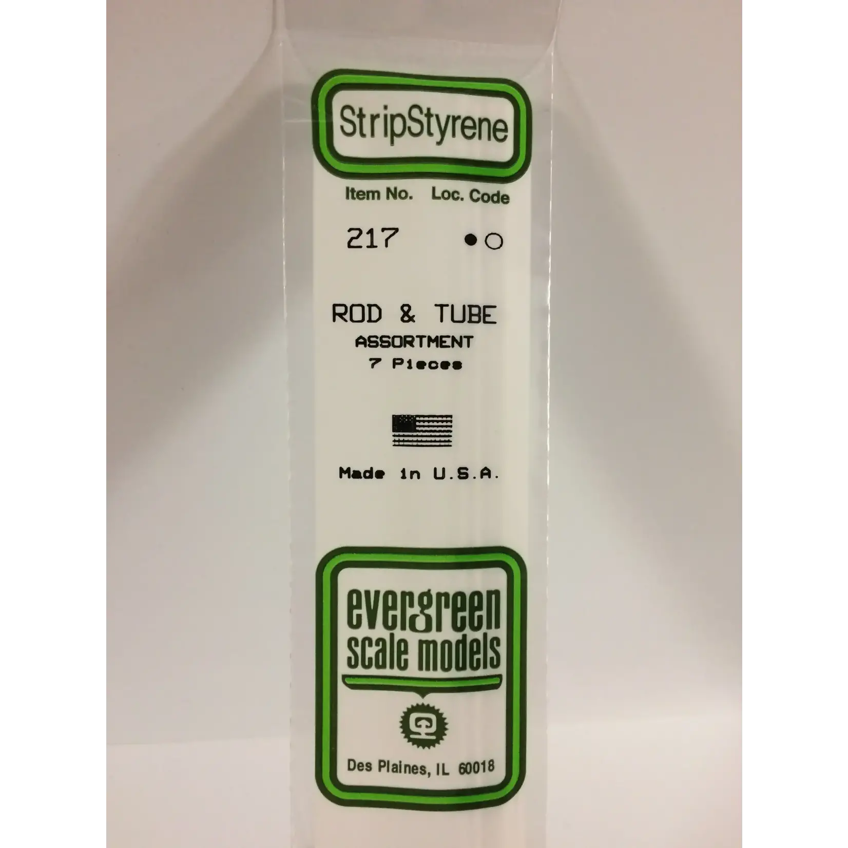 Evergreen 217 Rod & tube assorted   7/