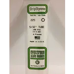 Evergreen 225 Styrene Tube .156" Dia 4/