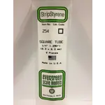 Evergreen 254 Styrene Square Tube .250" 2/