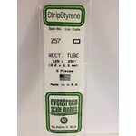 Evergreen 257 Styrene rct tube .125" 3/