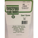 Evergreen 4080 Siding .040 V-groove .080