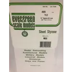Evergreen 4505 Sqr Tile .040x6x12" 1/4"