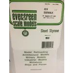 Evergreen 4518 Styrene sidewalk 1/2"