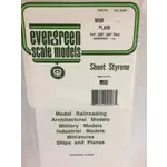 Evergreen 9008 Styrene Sheet Plain 6x12" Assort