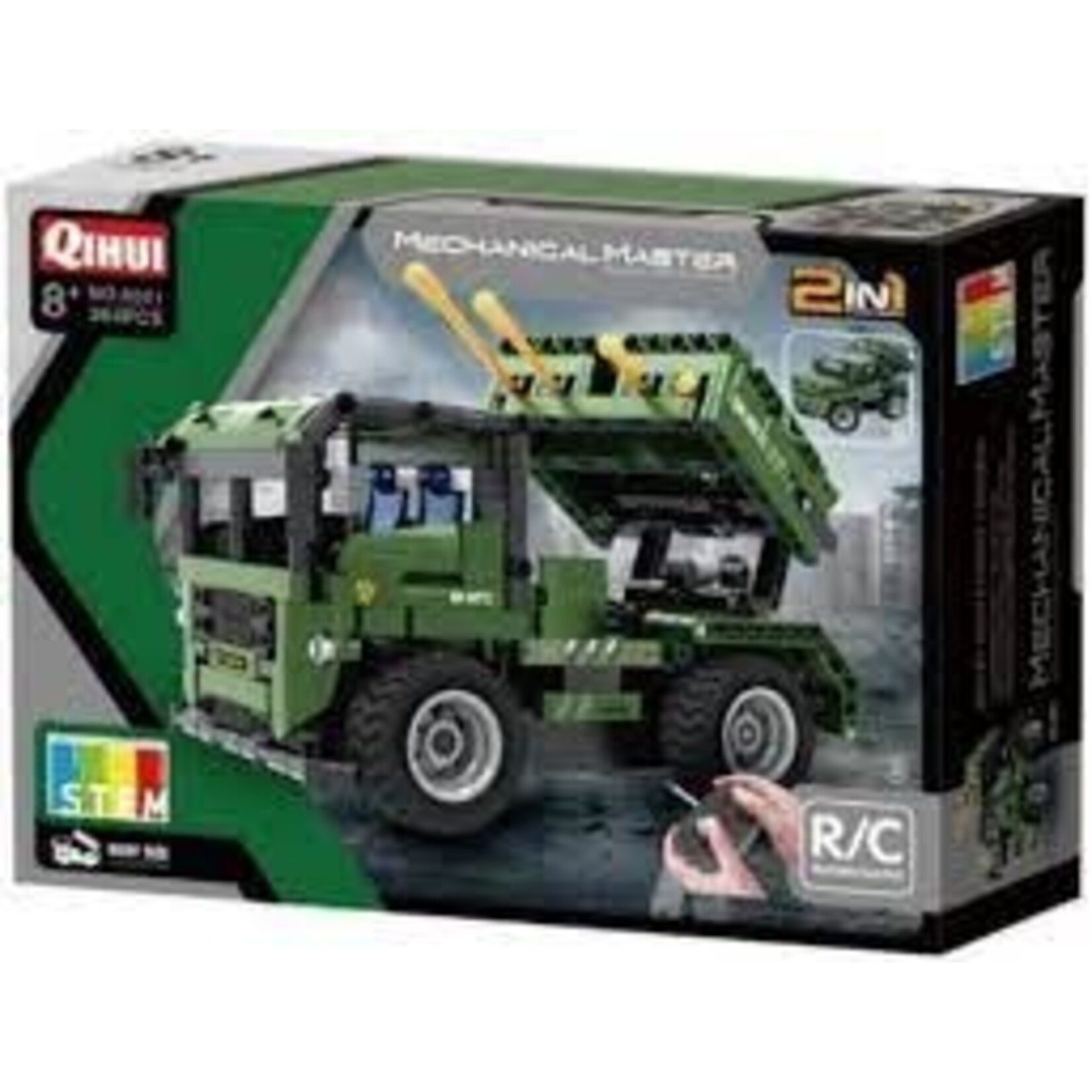 Qihui 8021 Tech Bricks R/C 2n1 Rocket Launcher