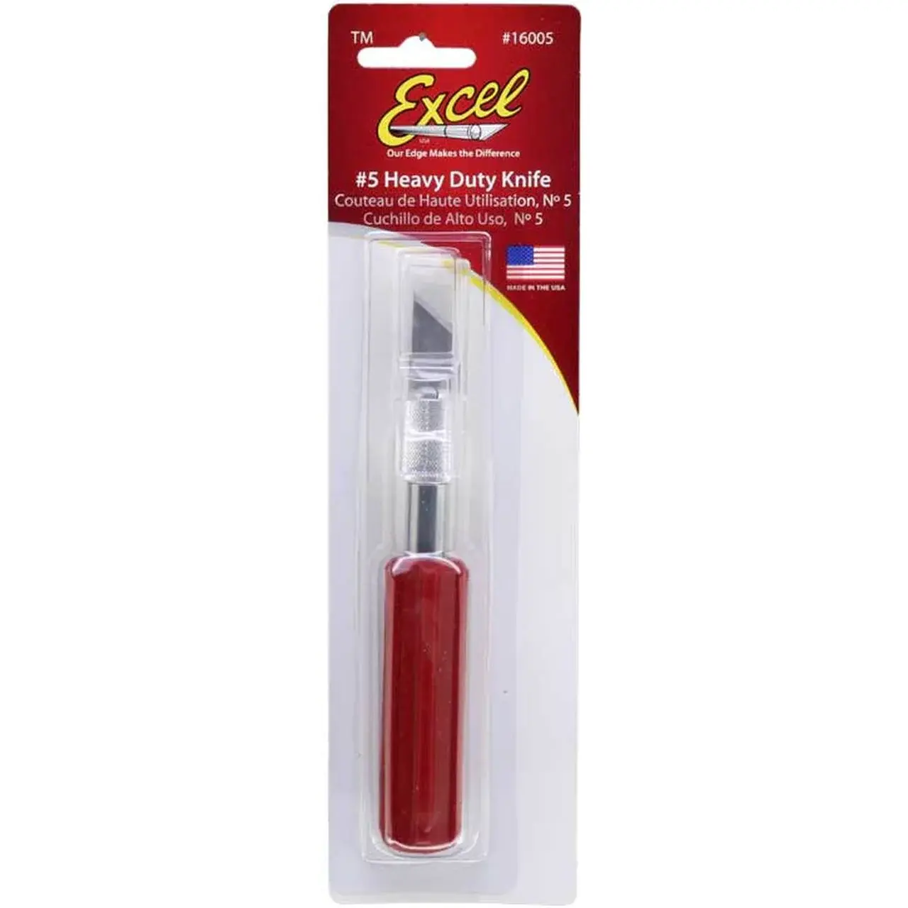 Excel 16005 5 HEAVY DUTY KNIFE Chuck's Trains & Hobby Depot