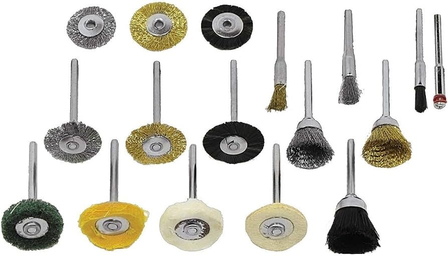 RA9017 17Pc Cleaning Brush Kit for Rotary Tools