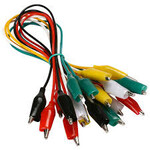 TL10 Test Leads with Alligator Clip (1 - Random Color)