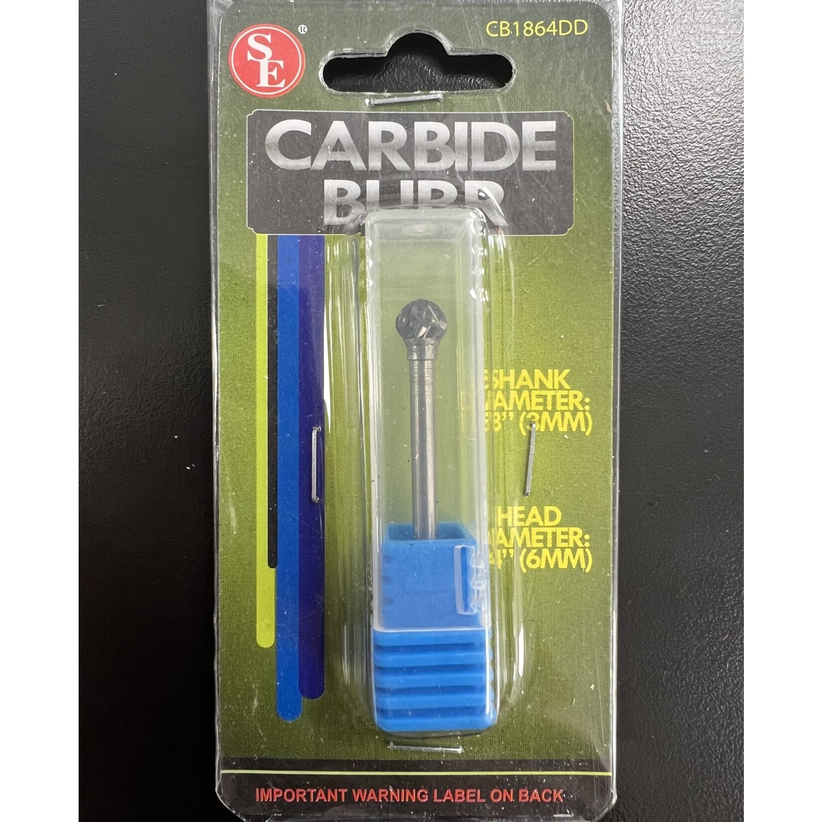 CB1864DD CARBIDE BURR 1/8