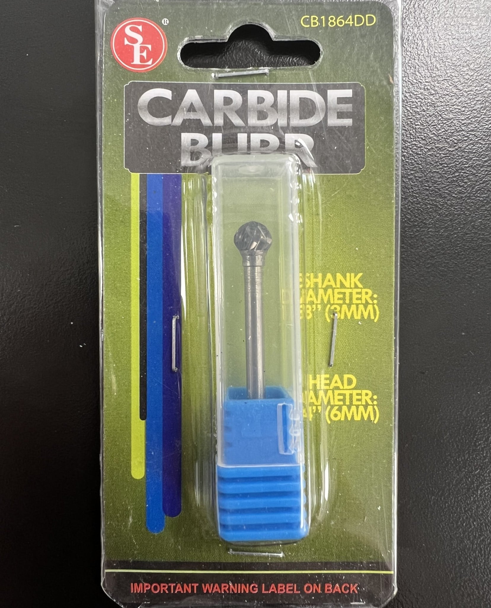 CB1864DD CARBIDE BURR 1/8