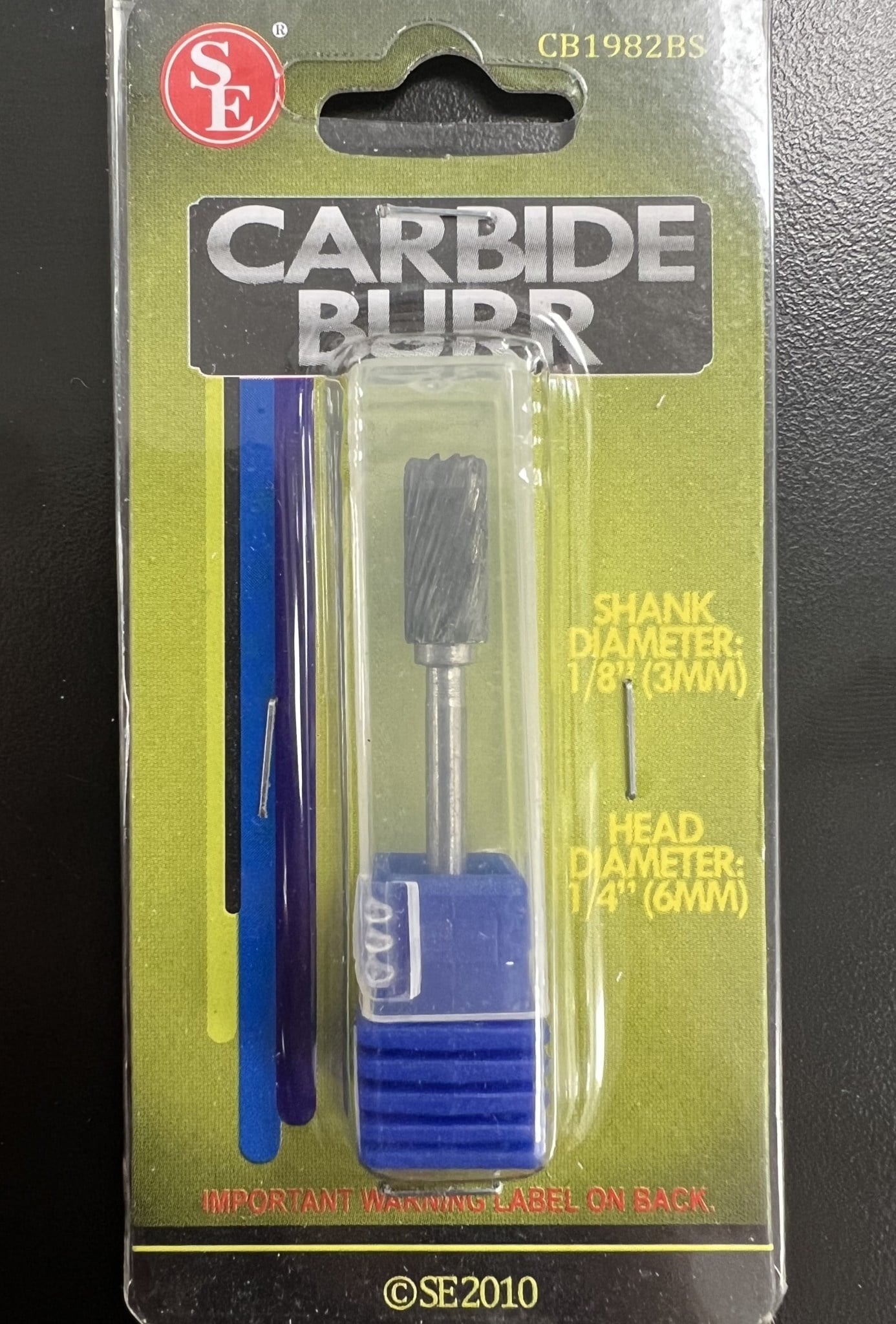 CB1982BS CARBIDE BURR 1/8