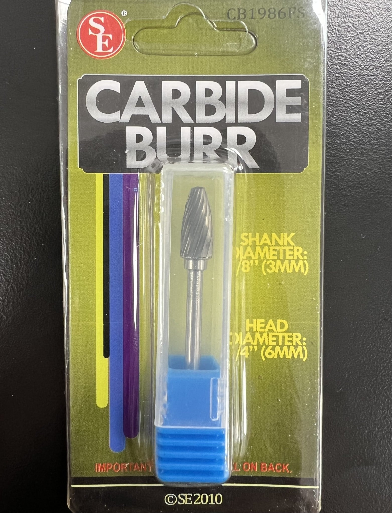 CB1986FS CARBIDE BURR 1/8