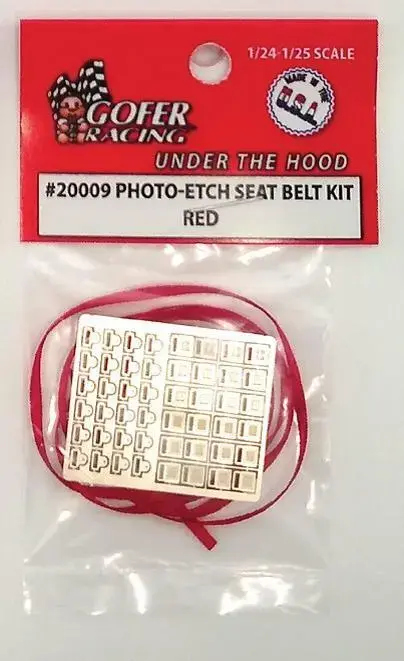 20009 Photo Etch Seat Belt Kit Red