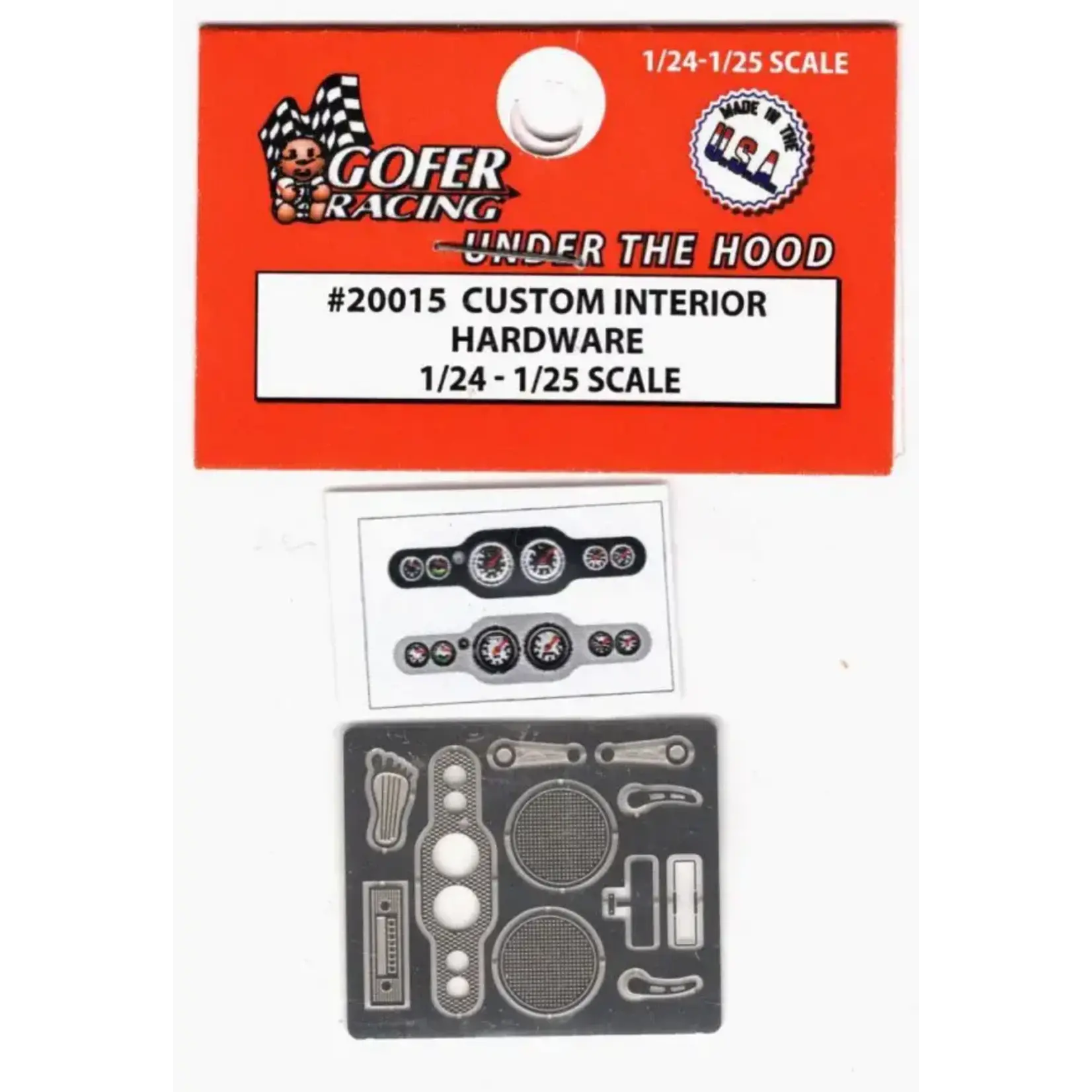 Gofer Racing 20015 Photo Etched Custom Interior Hardware