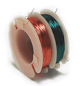 N5038 Magnet Wire 100 foot each of red and green