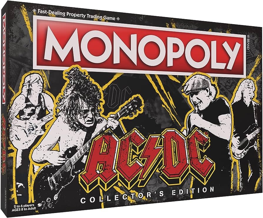 Monopoly AC/DC - Chuck's Trains & Hobby Depot