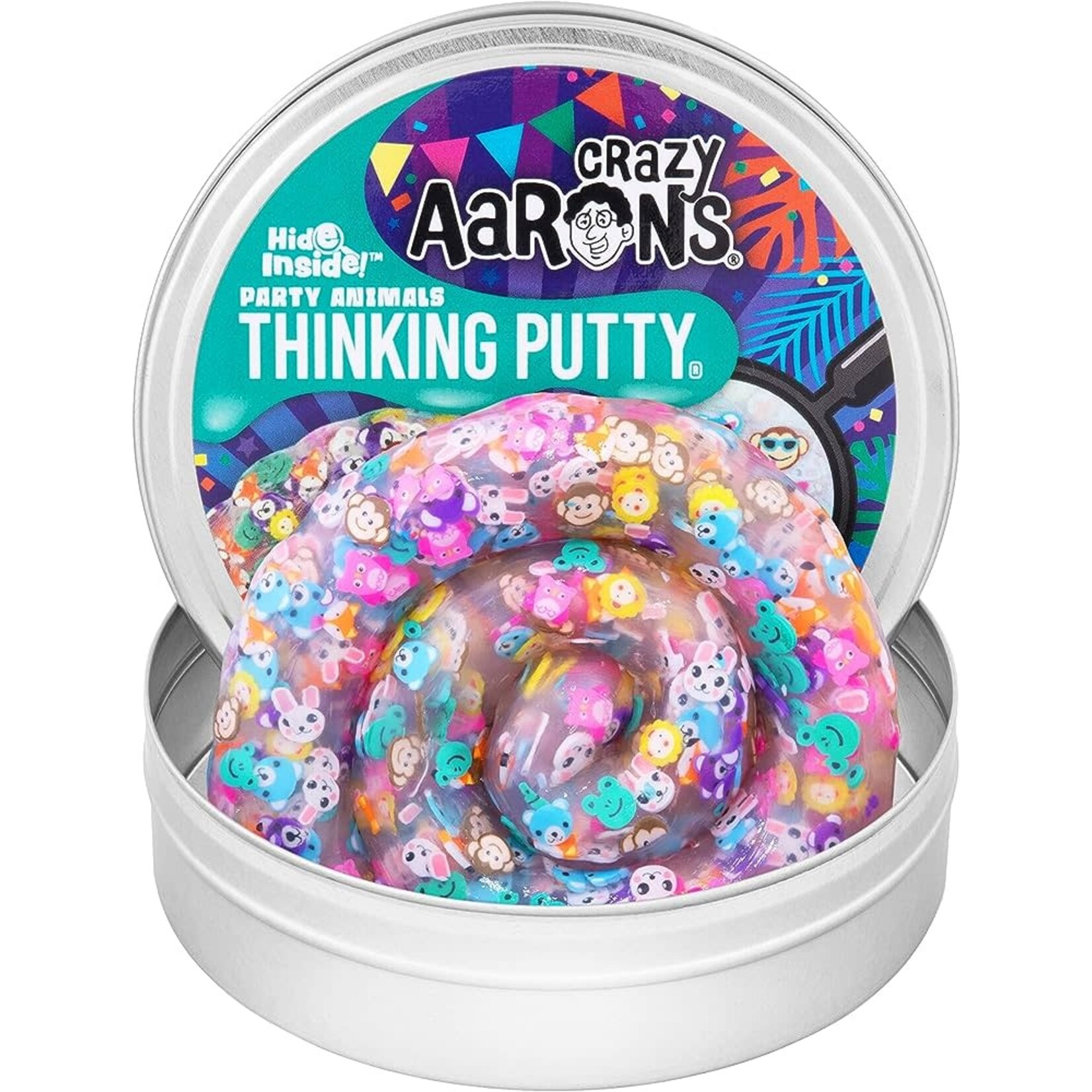 Crazy Aarons PM020 Party Animals Thinking Putty