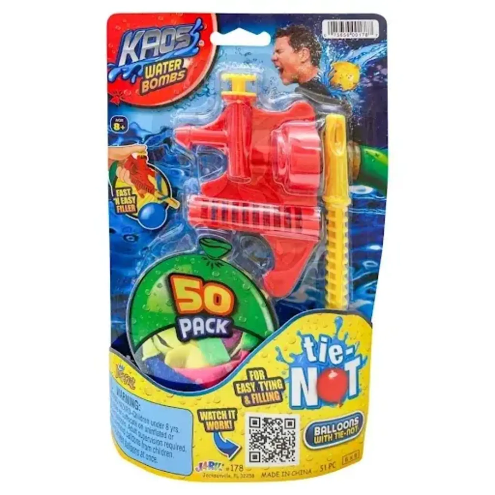 178 KAOS Tie Not 100 Pack