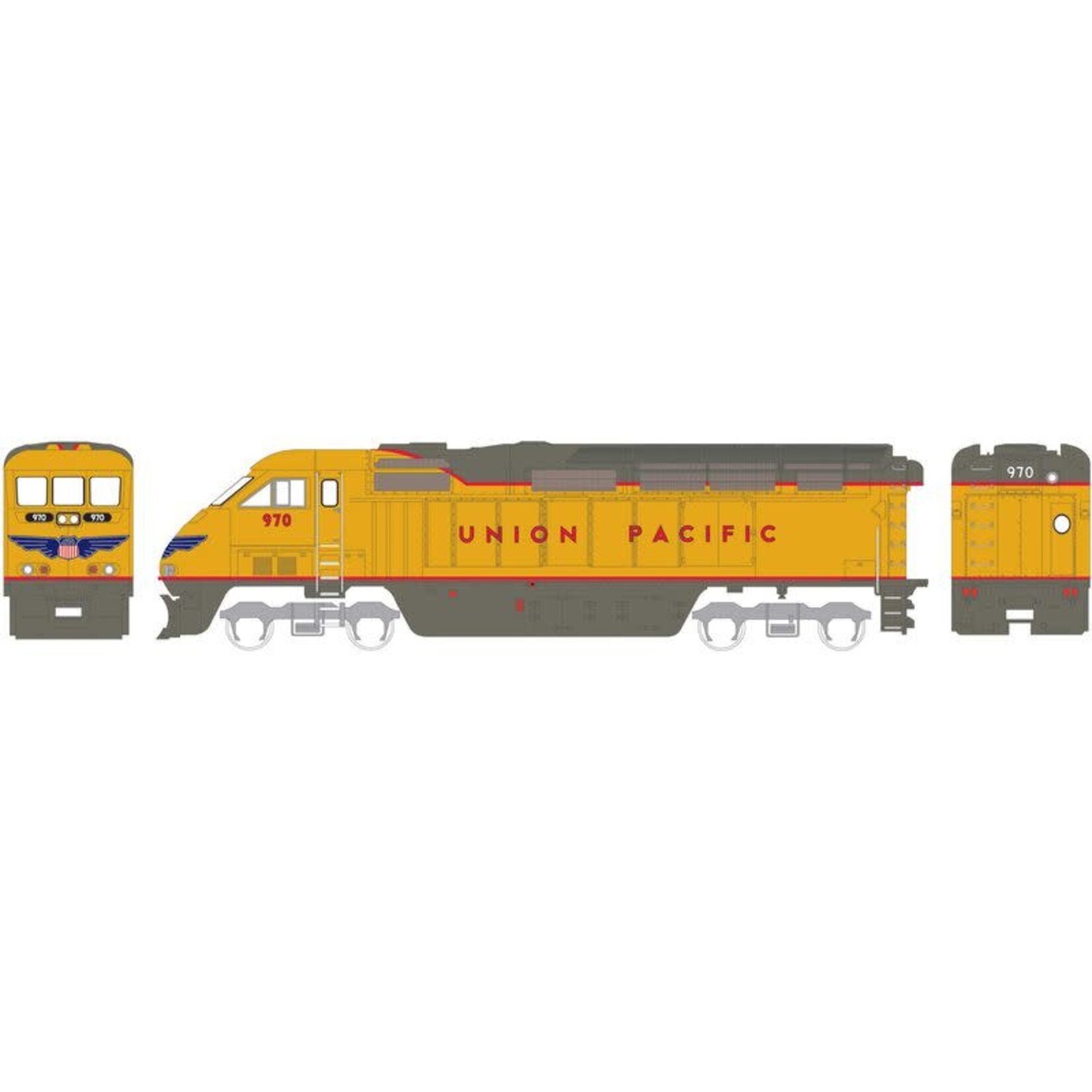 Athearn 15270 N F59PHI UP 970