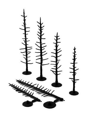 1124 Tree Armatures - Pine -- 2-1/2 to 4" 6.4 to 10.2cm pkg(70