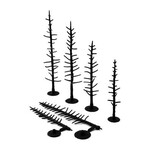 Woodland Scenics 1125 Tree Armatures - Pine -- 4 to 6" 10.2 to 15.2cm pkg(44)