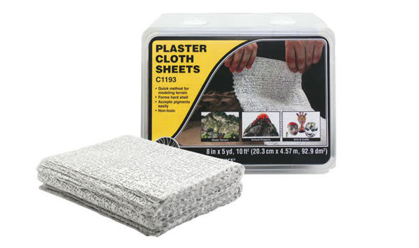 1193 Plaster Cloth Sheets, 8" x 12" (30)