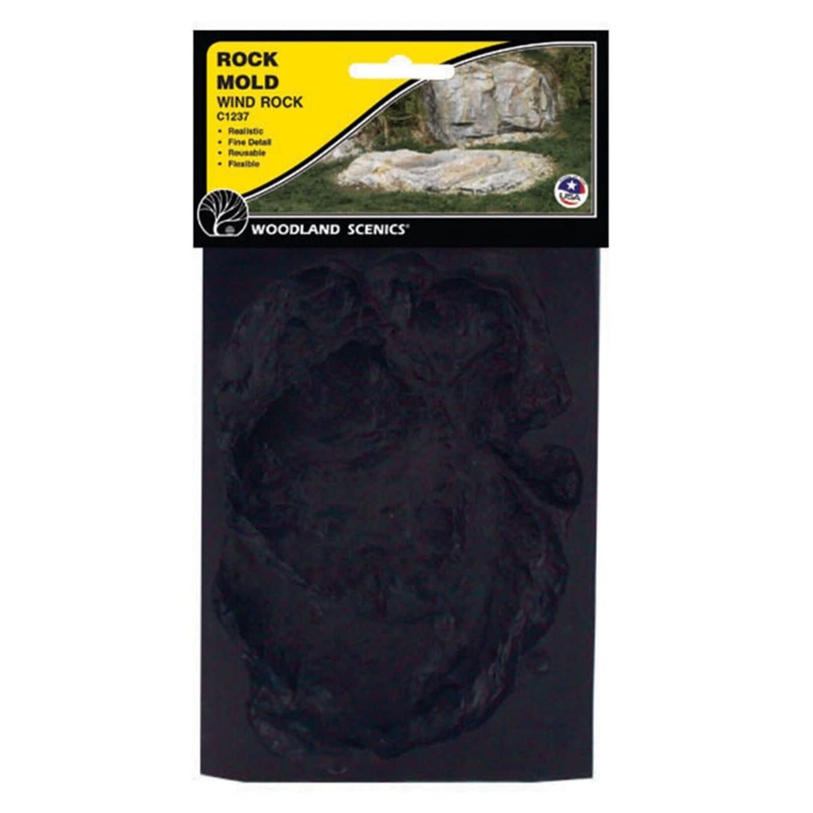 Woodland Scenics 1237 Rock Mold, Wind Rock 5x7