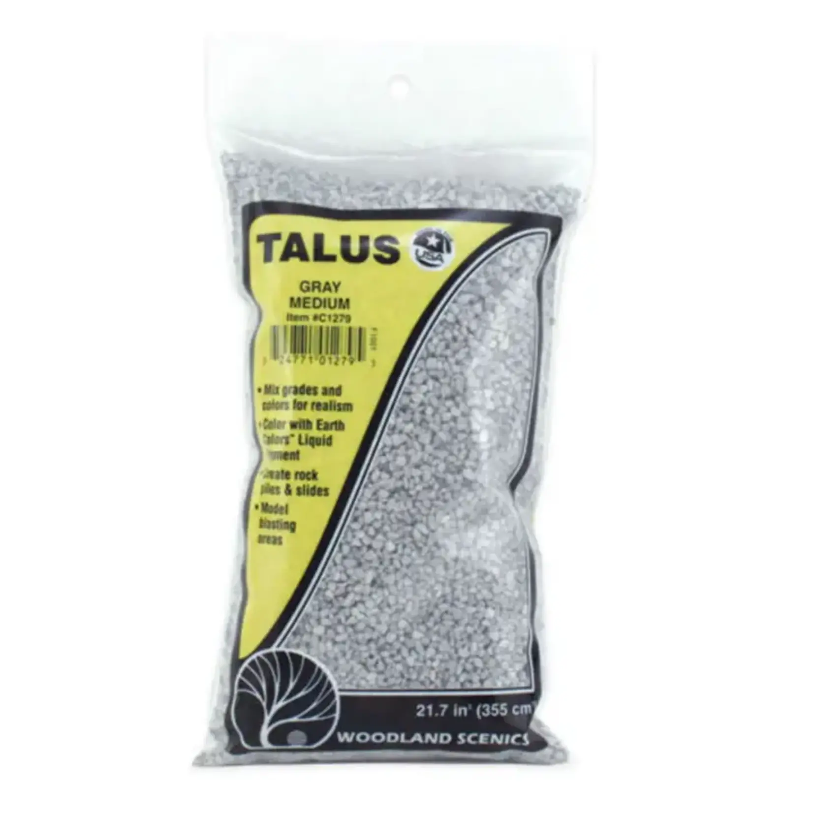 Woodland Scenics 1279 Gray Medium Talus
