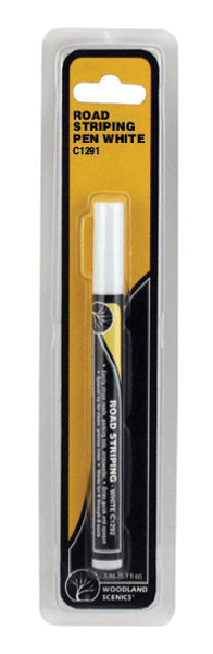 Woodland Scenics Road Striping Pen - Yellow (C1292) For HO Scale Trains