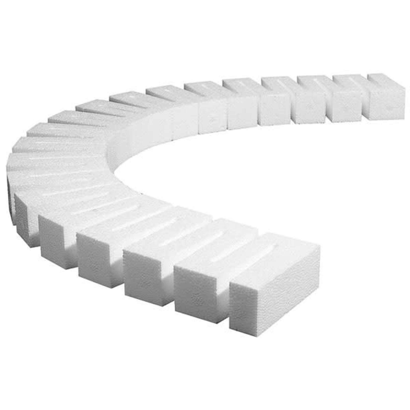 Woodland Scenics 1406 Foam Riser - 1/2" 4 Piece