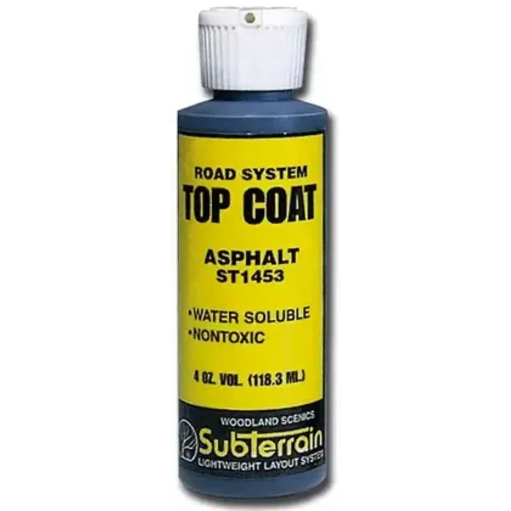 Woodland Scenics 1453 Asphalt Top Coat, 4oz