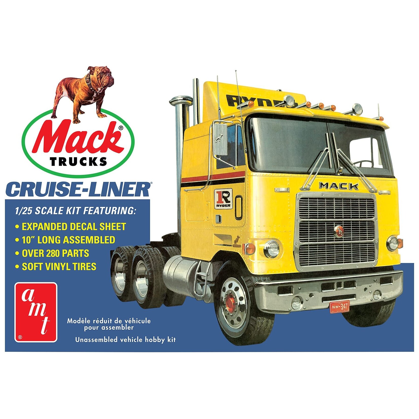 AMT 1062 1/25 Mack Cruiseliner Semi Tractor