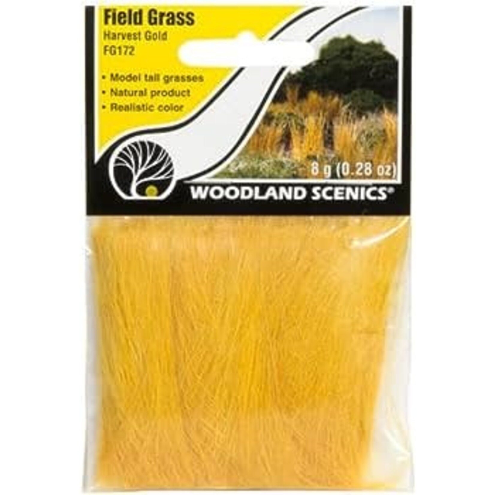 Woodland Scenics 172 Field Grass Harvest Gold