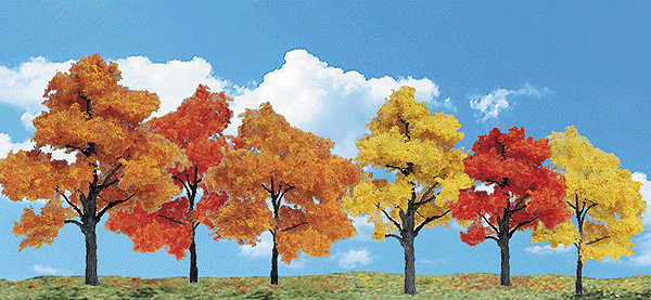 3541 3"-5" Harvest Blaze Trees - 6 pack