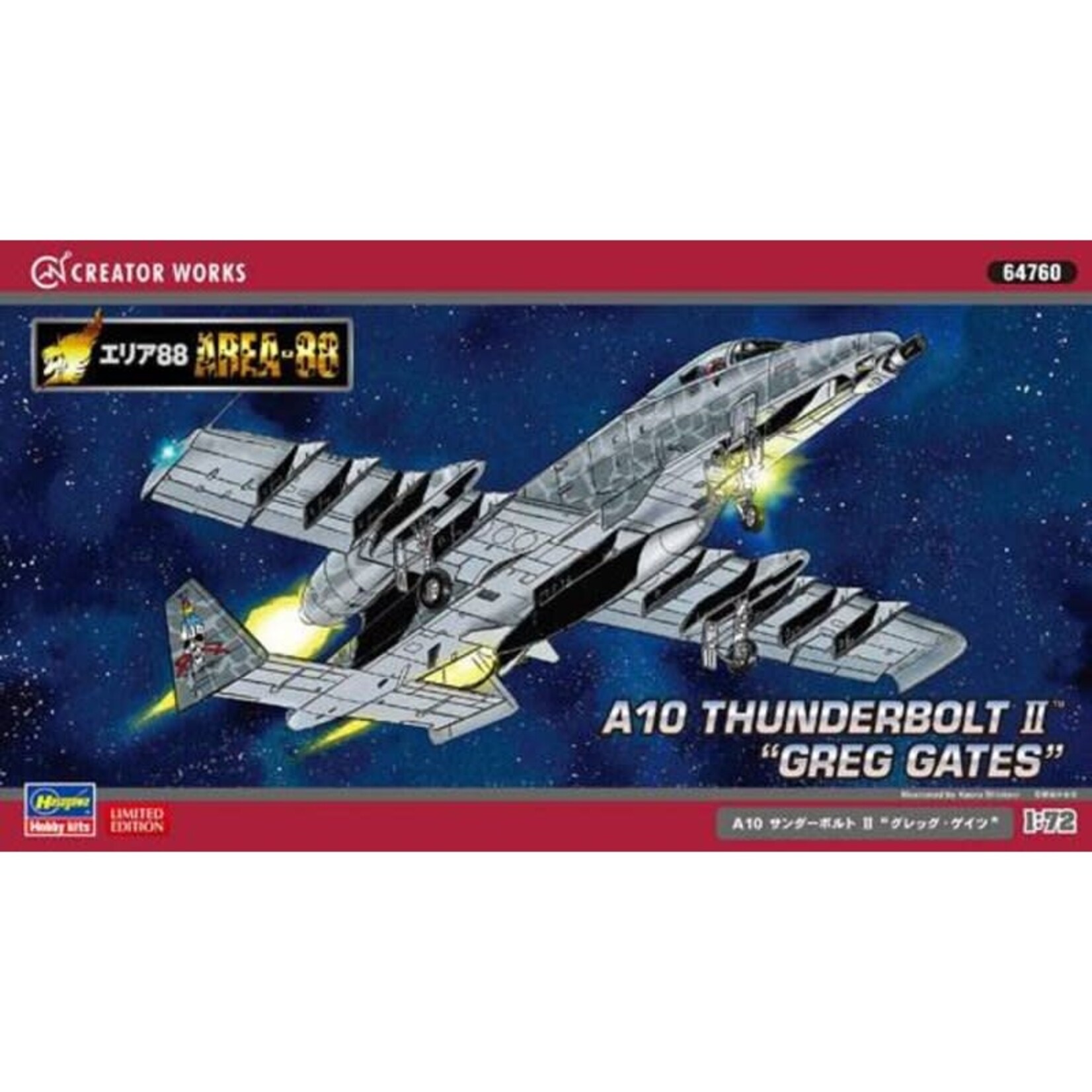 Hasegawa 64760 1/72 A10 Thunderbolt II "Greg Gates"