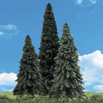 Woodland Scenics 3573 6"-7" Forever Green Trees 3 Pack