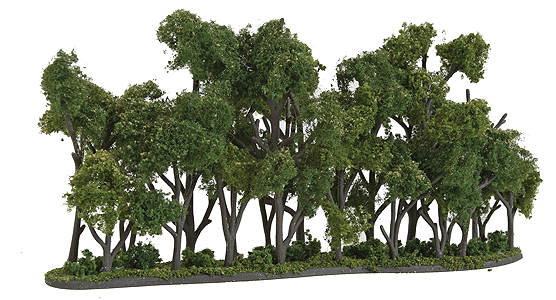 3582 2" - 4" x 8 1/4" Hedge Row Trees