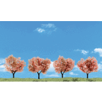 Woodland Scenics 3593 2"-3" Flowering Trees - 4 pack