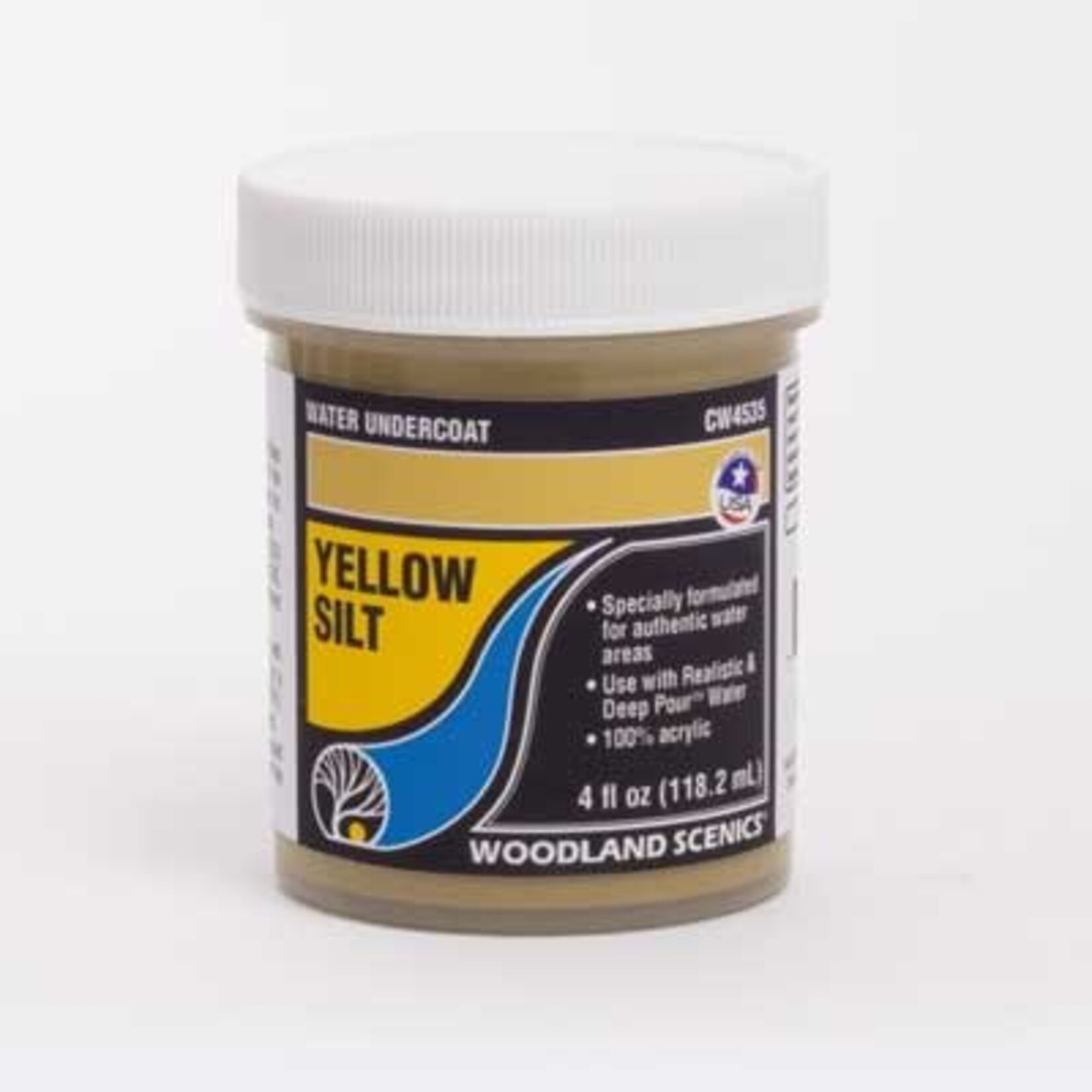 Woodland Scenics 4535 Water Undercoat - Yellow Silt