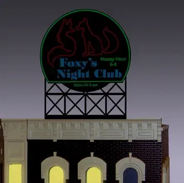 442252 Foxys Night Club Sign