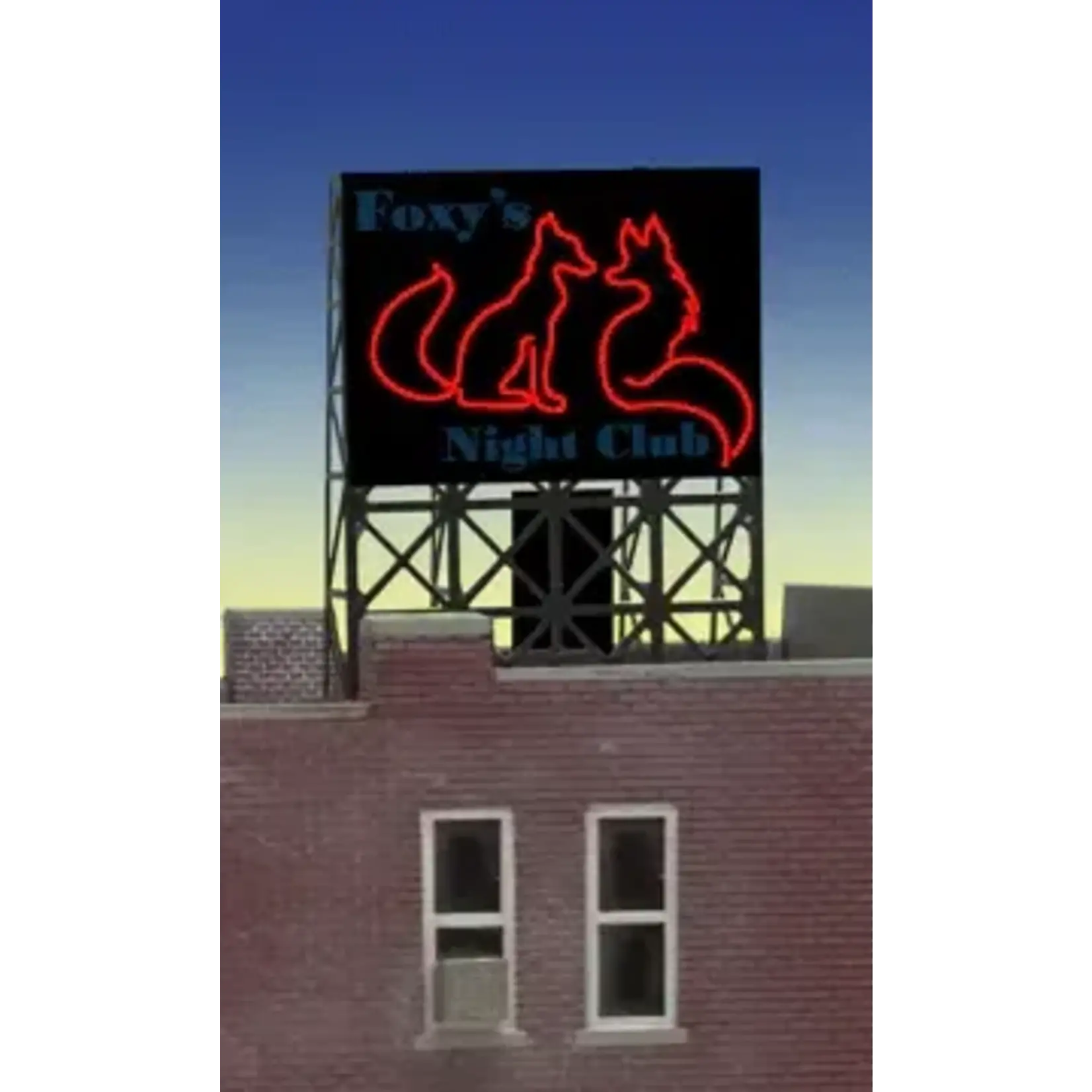 Miller Engineering 339010 Foxys Night Club Sign