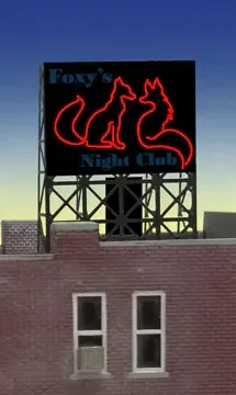 339010 Foxys Night Club Sign