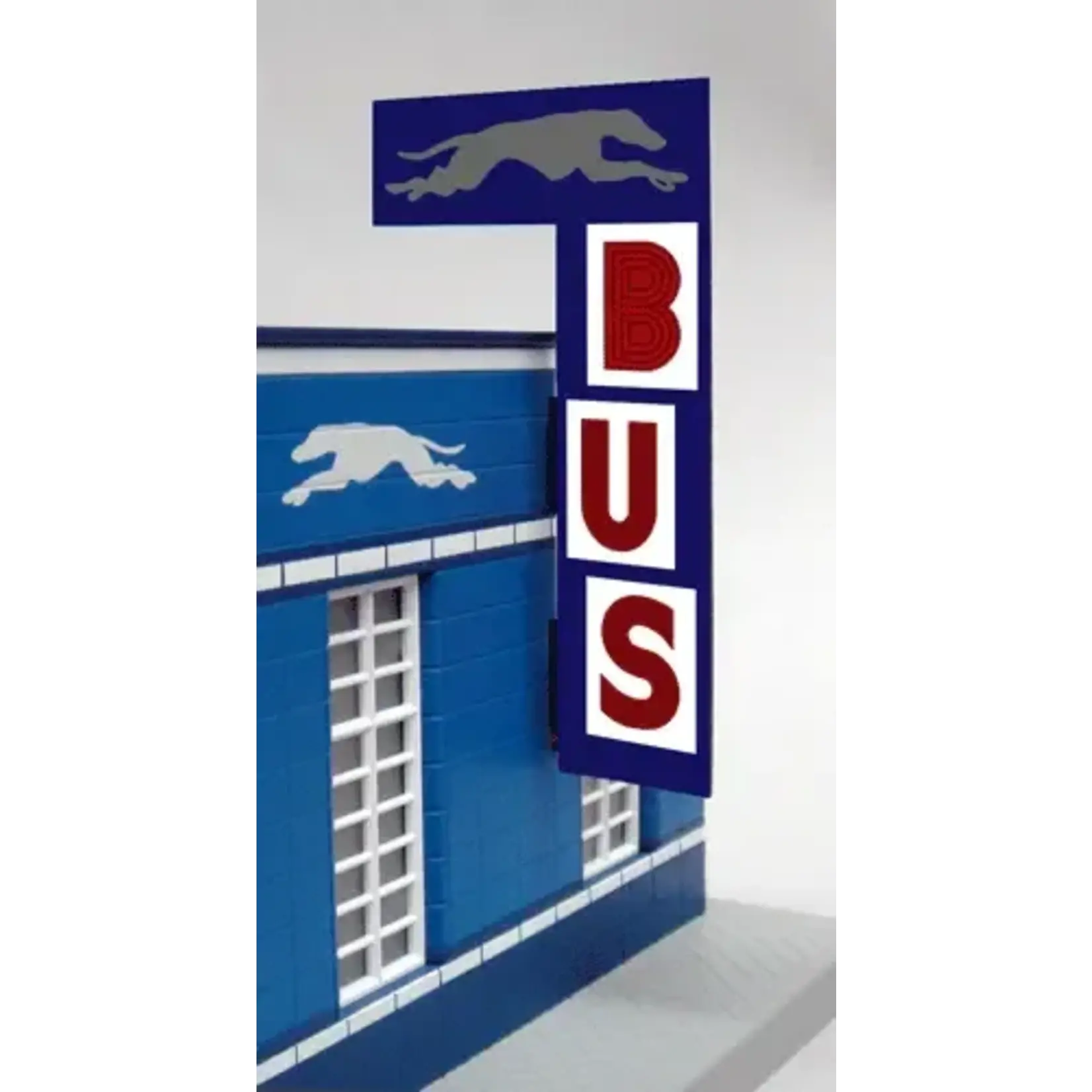 Miller Engineering 5881 Vertical Bus Station Animated Neon Billboard