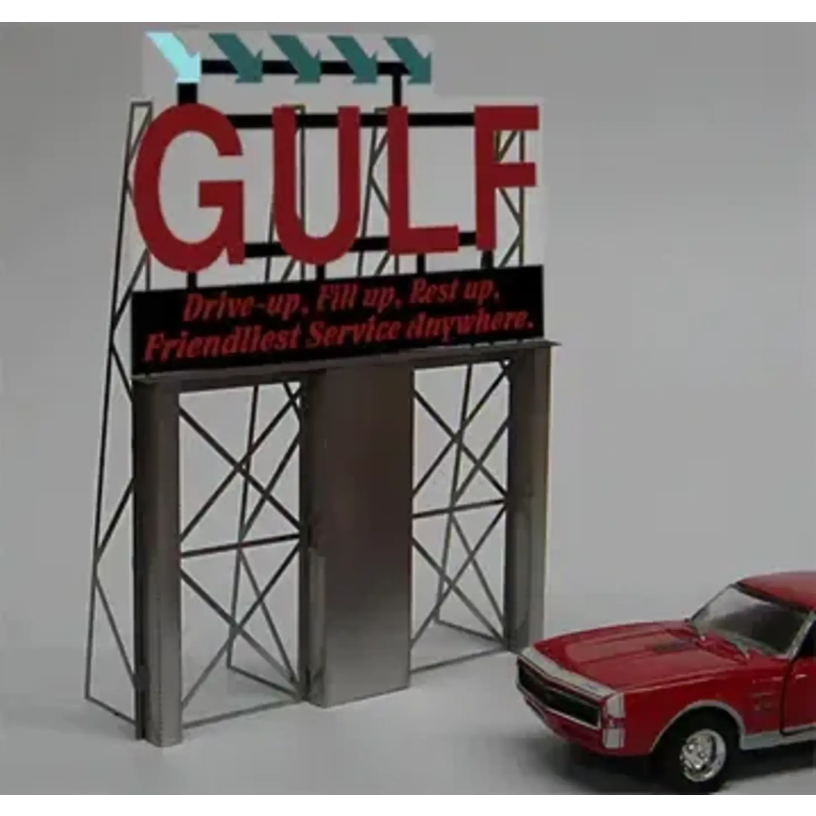 Miller Engineering 8181 Gulf Lighted Sign