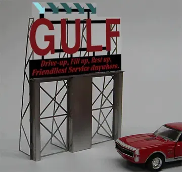 8181 Gulf Lighted Sign