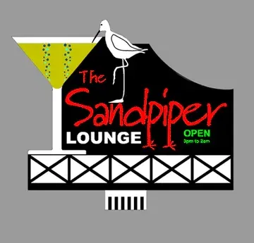 8681 The Sandpiper Lounge Animated Neon Billboard