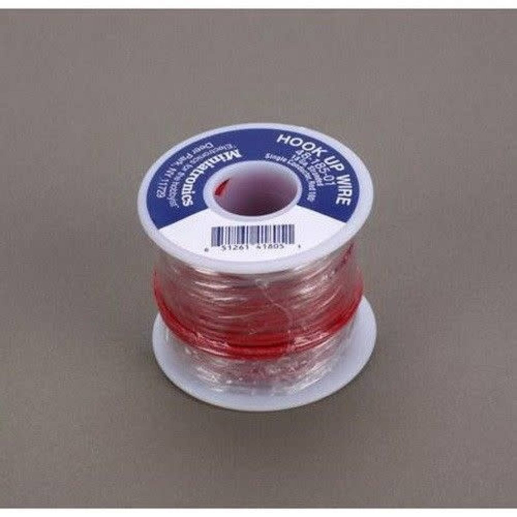 Miniatronics 4818501 18 Gauge Stranded Single Conductor Wire - 100' 30m Red